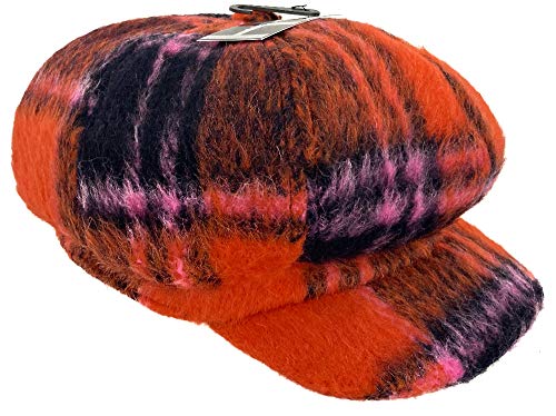 Chapeau femme orange bleu rose 5294AG cappello donna en laine pour le froid
