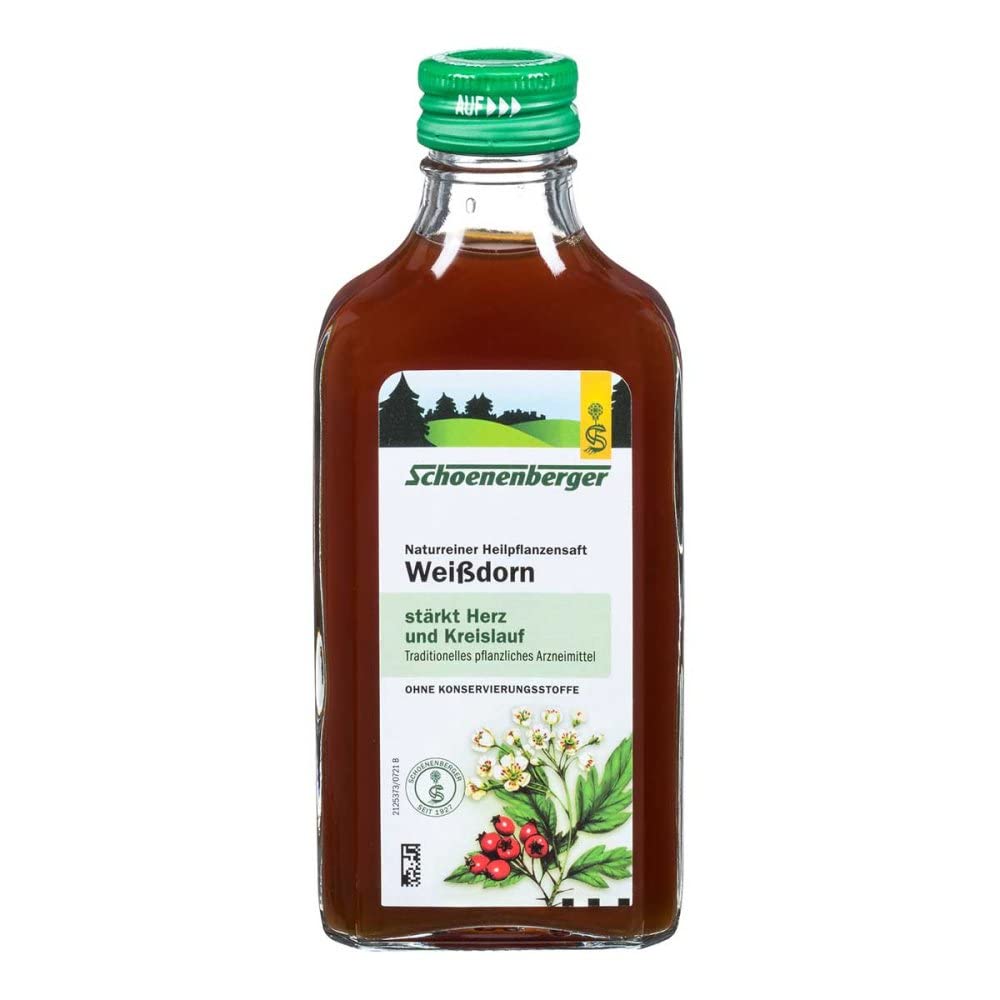 Schoenenberger Naturreiner Heilpflanzensaft Weißdorn 3X200 ml