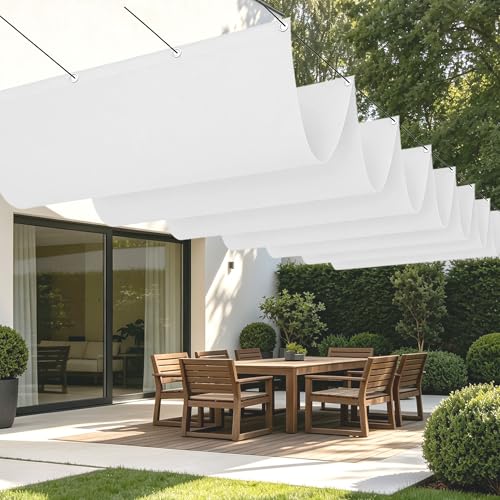Toile d'ombrage 300x360cm pour stopper la chaleur sur la terrasse