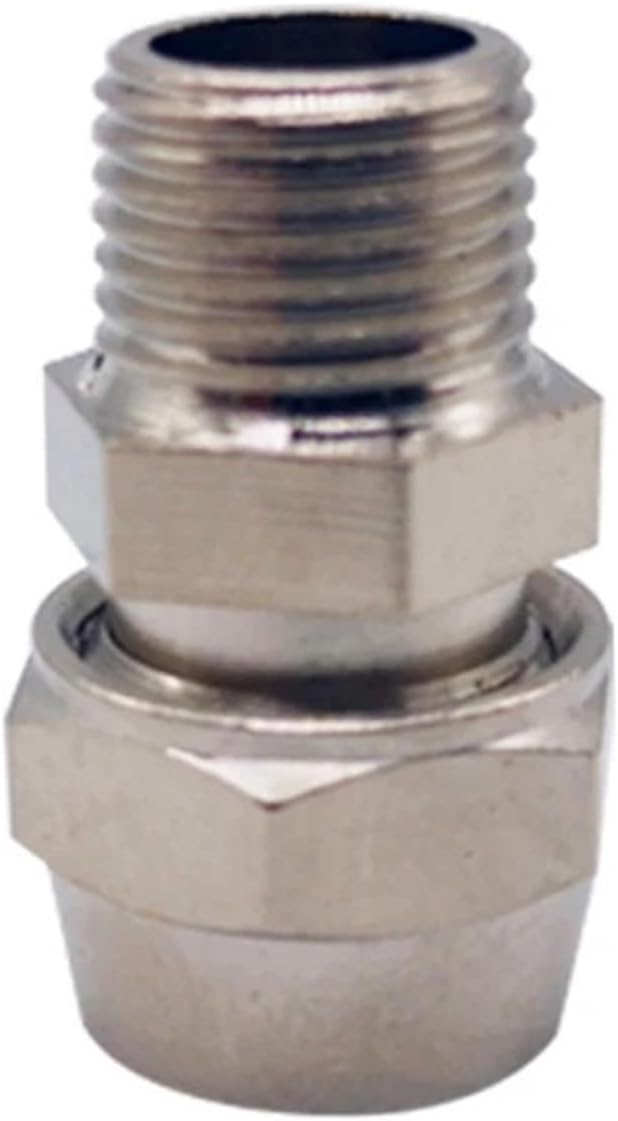 OD PC 14 16mm Thread-m5 M6 1/8 3/8 1/2 INCH 1/4 INCH Air Pneumatic Pipe Fittings Quick Connector For Hose Tube Connectors 1Pcs(PC14-02)