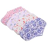 VALICLUD 4pièces Serviettes Hygiéniques Lavables Pour Femmes...