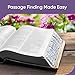 Tie-Dye Leaves Floral Bible Tabs for Women and Men – Laminated Large Print Flower Bible Index Tabs, 80 Old & New Testament Scripture Tabs with Easy-Apply Guide, Cute Durable Book Tabs for Bible Study