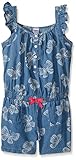 Gymboree Girls' Denim Butterfly Print Romper