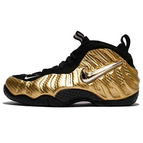 black and gold foamposites footlocker