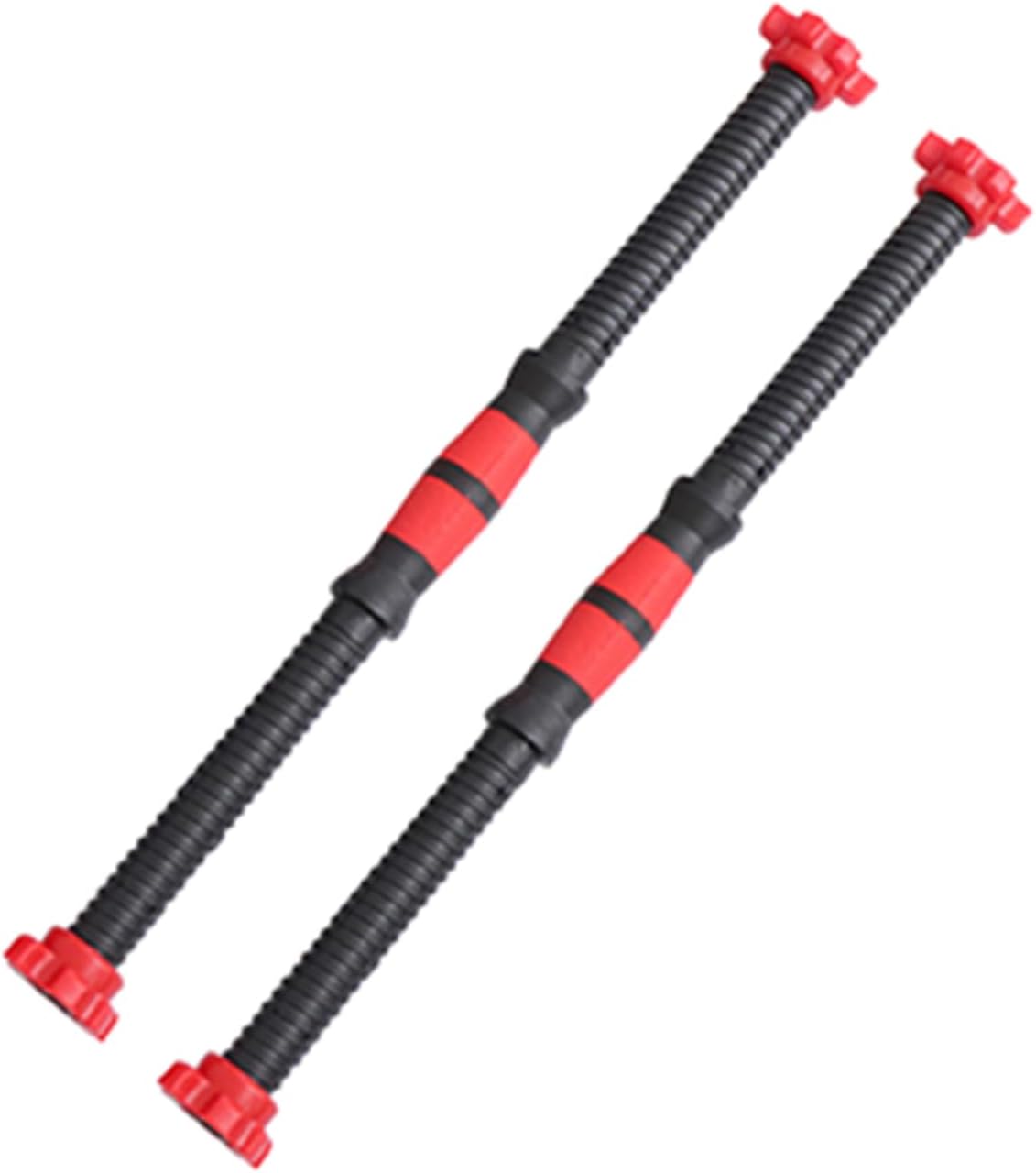 2pcs Dumbbell Bars with Knurled Grip and Spinlock Collars Includes Nuts for Secure Weight Lifting Suitable for Strength Training and Fitness Workouts at Home Gym Random Color