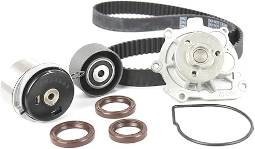 Miniatura 2 de DNJ TBK338WP Kit de correa de distribución con bomba de agua para Chevrolet, Pontiac, Saturn Astra, Aveo, Aveo5 1.6L-1.8L L4 16V DOHC 1796cc