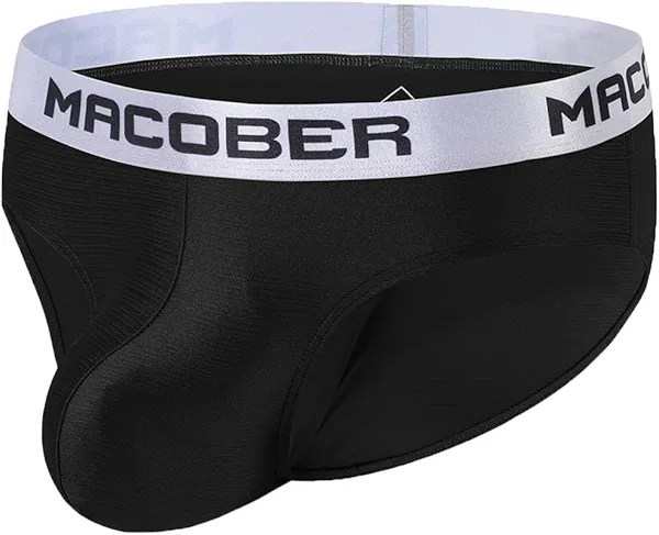 JINSHI Men’s Underwear Briefs,Shiny Ice Silk,Low Rise Bikini Briefs,Tag-free Briefs,Soft Underwear for Men
