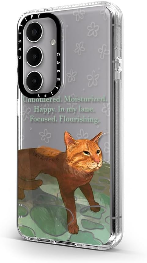 CASETiFY Clear Galaxy S24 Case - Unbothered. Moisturized. Well-Hydrated - Clear