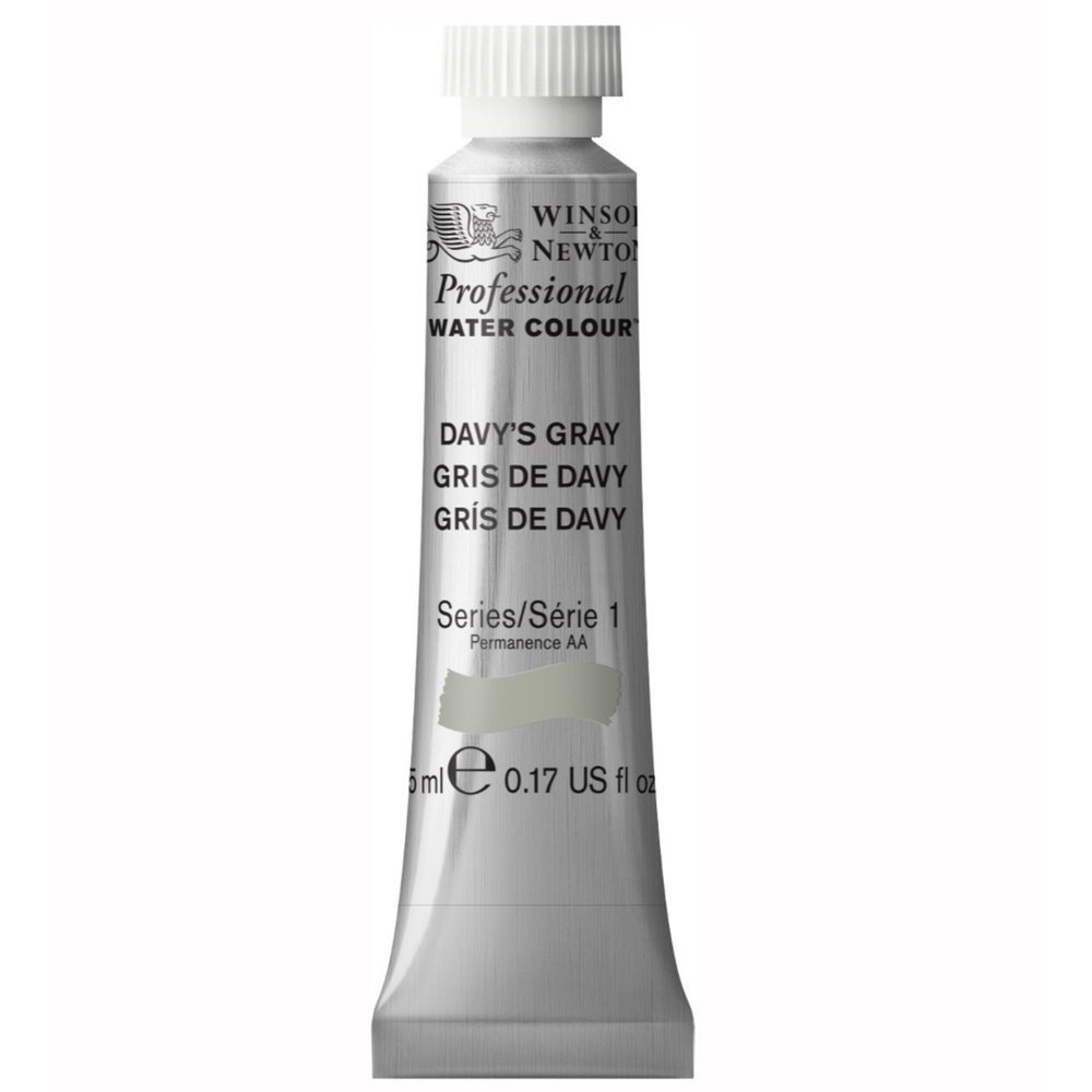 Winsor & Newton - Professional Watercolour Paint - 5ml - Davys Grey