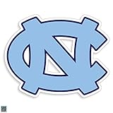 North Carolina Tarheels 12' Interlock NC Logo Auto Vinyl Decal
