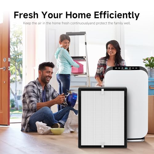 Image of 2 Packs 45i Replacement Filters for BreatheSmart 45i & Flex BH400 Air Purifi-er, Part # B4-Fresh & # FL40-Silver-Carbon, Includes 2 Pre-Filters