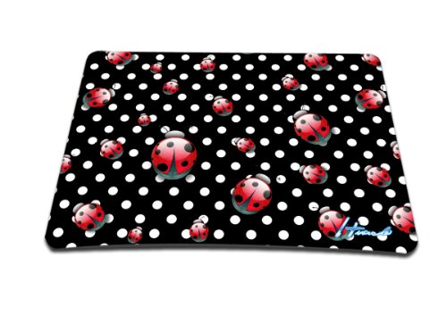 Luxburg® Design tappetino Mouse mousepad da gioco, motivo: Coccinelle