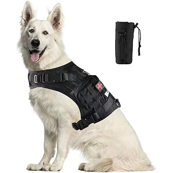 tactical dog vest with pouches