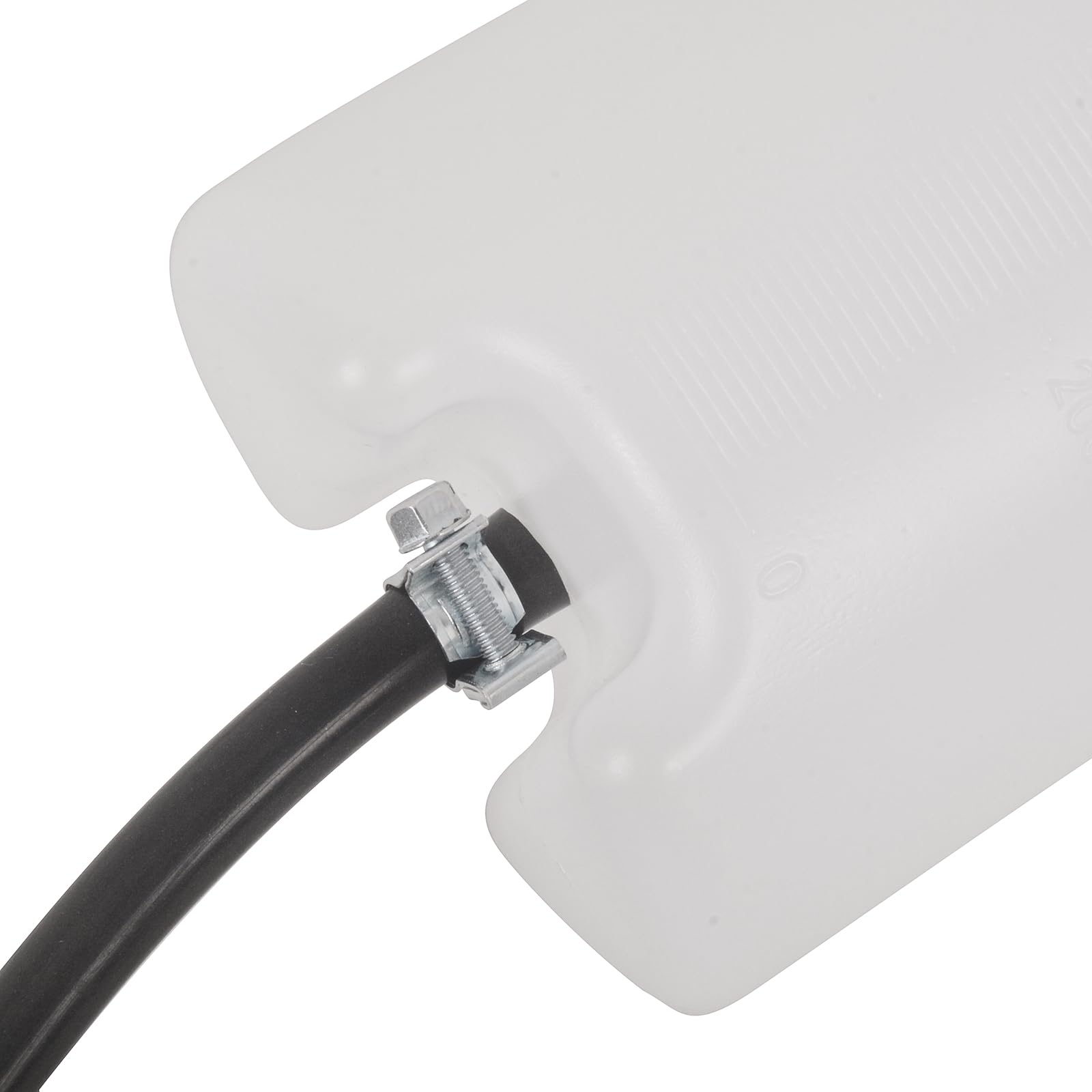 MOTO4U Depósito auxiliar de combustible universal para motocicleta, kit de reparación de tanque de 1000 ml con manguera y válvula de corte