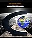 Magnetic Levitation Floating World Map Globe with C Shape Base, 3