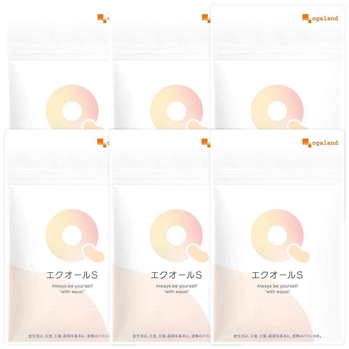 Amazon.co.jp: オーガランド (ogaland) エクオール S (180粒 / 約6ヶ月 