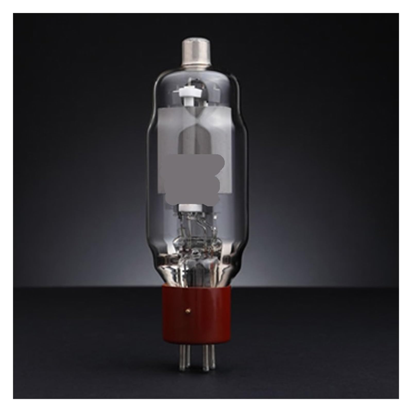 Confezione da 1 Tubo Amplificatore Audio 572B con Base Rossa/Nera