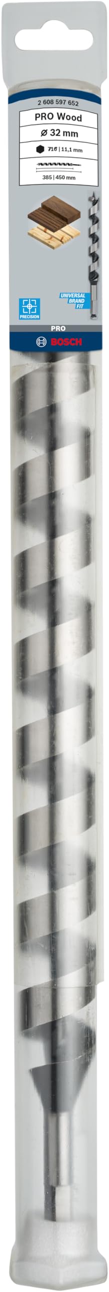 Bosch 2 608 597 652 - Broca salomónica para madera, hexagonal (32 x 360 x 450 mm)