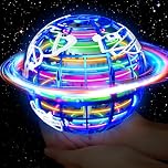 Flying Orb Ball Toy, Magic Flying Ball Hover Spinner Boomerang with LED Lights, Hand Controlled Magic Floating Toy for Kids 6 7 8 9 10 12 Boys Girls Blue