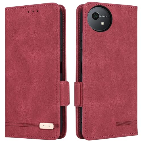 AQUOS wish 4 ケース 手帳型 【 ストラップ 同梱 】 適用 AQUOS wish4 SH-52E A402SH A403SH SH-M27 SHG13 AQUOSwish4 スマホケース ウィッシュ4 case Heofuixt スタンド カ