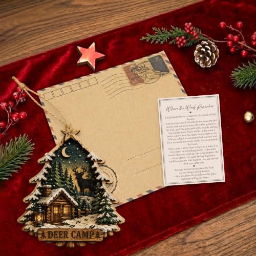 Image of Hunting Christmas Ornament 2026, Hunting Gift for Men, Rustic Cabin Ornament, Wildlife Christmas Decor, Hunter