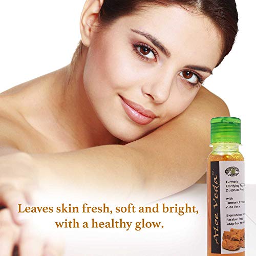 Image of Aloe Veda Turmeric and Sulphate Free Herbal Clarifying Face Cleanser 100ml