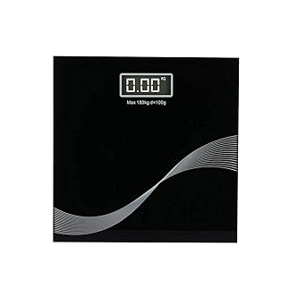 SHRESHTHA Electronic Thick Tempered Glass LCD Display Digital Personal Bathroom Health Body Weight Weighing Scales For Body Weight, Weight Scale Digital For Human Body