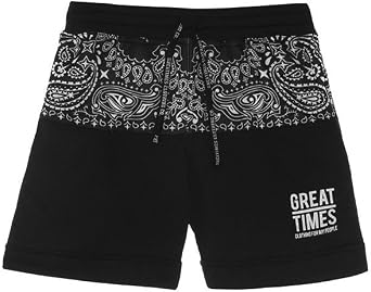 GREAT TIMES CLOTHING Pantalon Corto Bandana Negro - Color - Negro, Tallas -  M: Amazon.es: Ropa