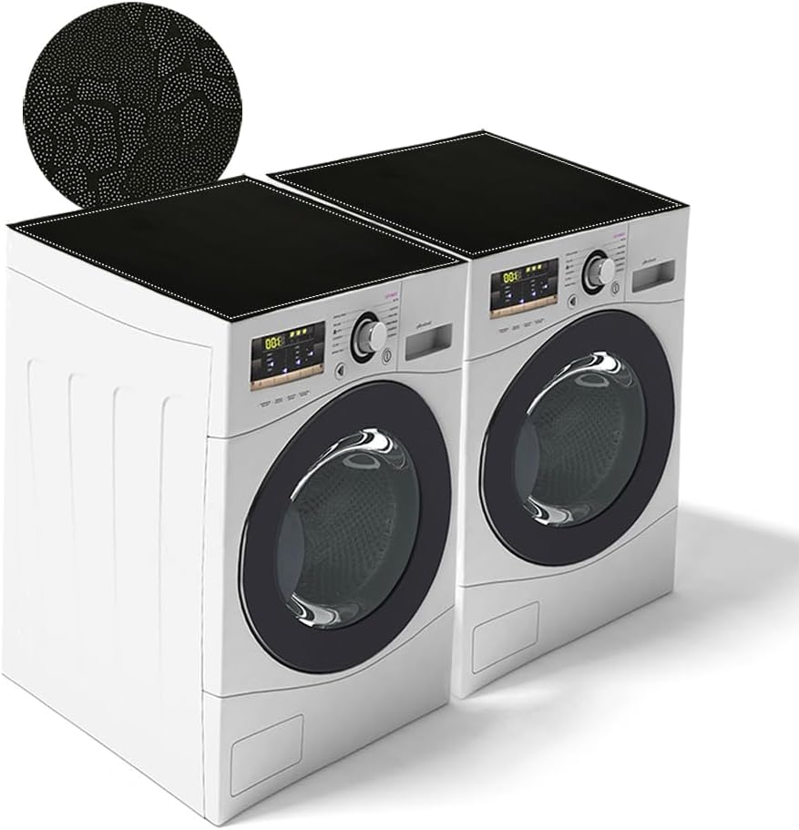 2 PCS Washer and Dryer Top Mat Cover, Nonslip Washer and