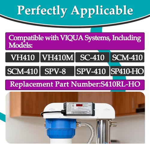 2 Pcs S410RL-HO Lámpara Compatible con VIQUA VH410 miniatura 4