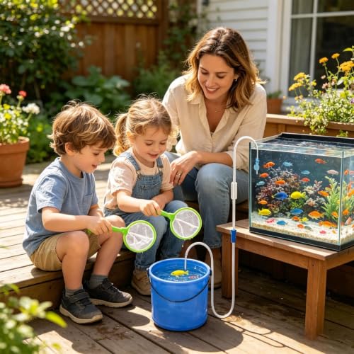 Kit de aclimatación de transición ajustable para camarones y peces 3