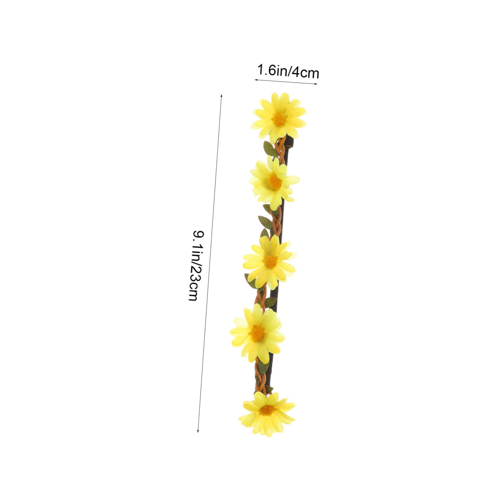 minkissy 40pezzi Fasce Per Regolabili Con Girasoli Per Donne Coroncine Decorativa Per Matrimonio e Festival Accessorio Elegante e Leggero
