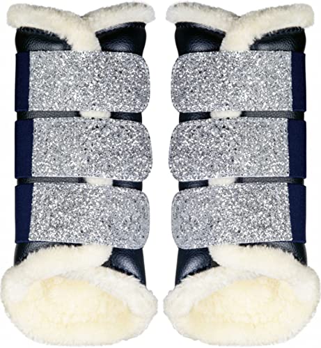 Bottes cheval lavande HKM Sparkle L aux reflets brillants