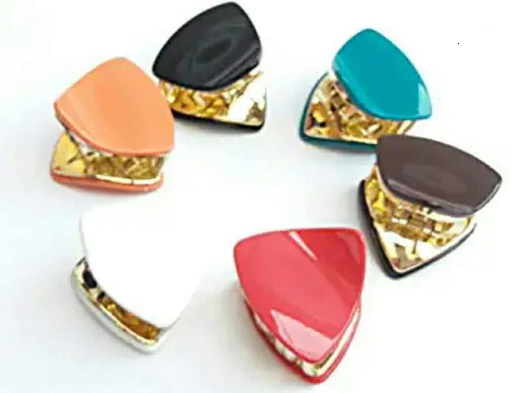 Pawan Plastic PP Multicolour Medium Plastic Hair Claw Clips Clutcher for Girls and Women -6 Pieces (B07SVNCY6Y) Amazon Price History, Amazon Price Tracker