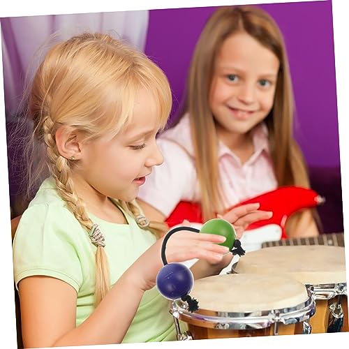 Totority 2 Unidades Maracás Acompanhamento Cajon Instrumento De Percussão Manual Bola De Shaker Afri