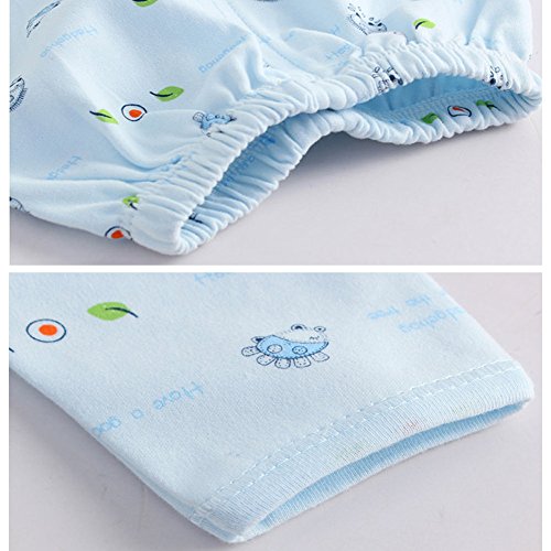 Gajaous Conjunto de roupa de algodão para bebé recém-nascido de 5 peças para meninos e meninas de 0 a 3 meses, que inclui tops, chapéu, calças e body