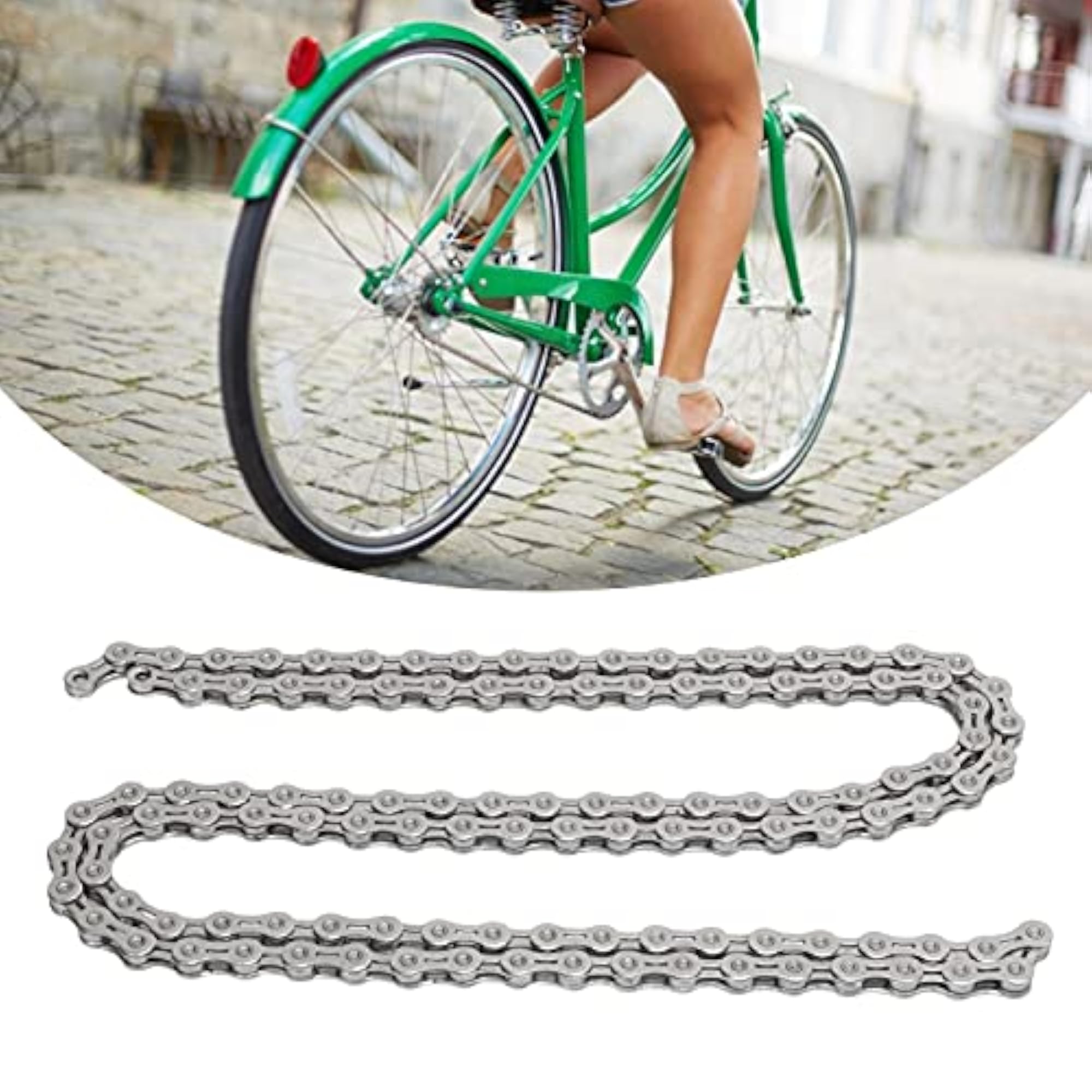 10 Speed Electroplated Silver Chain for Cycling