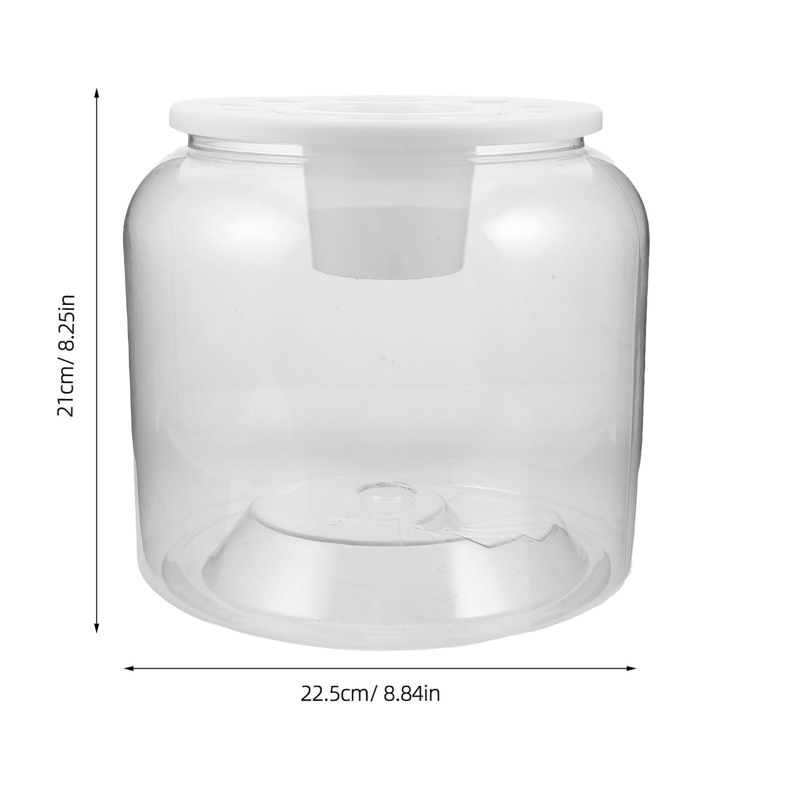 Przezroczysty Plastikowy Zbiornik Żółwia z Pokrywą Do Sadzenia Wytrzymałe Terrarium dla Małych Gadów Bezpieczne Środowisko dla Żółwi i Płazów Idealny Biurko i Do Obserwacji