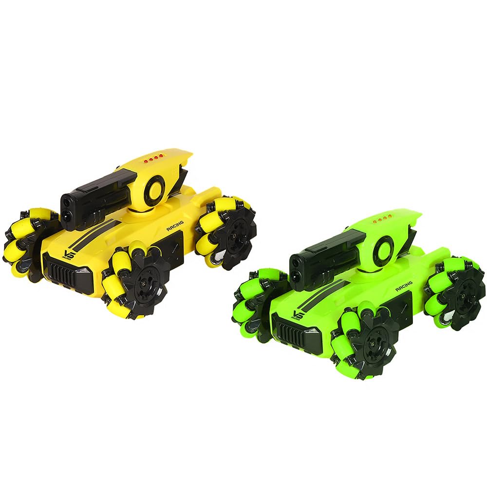 JETRA Remote Controllers 2.4ghz Battle Tank Infrared Remote Control Car Toys Monster Control Shooting Tank Game Set - 2 Piece Set 4