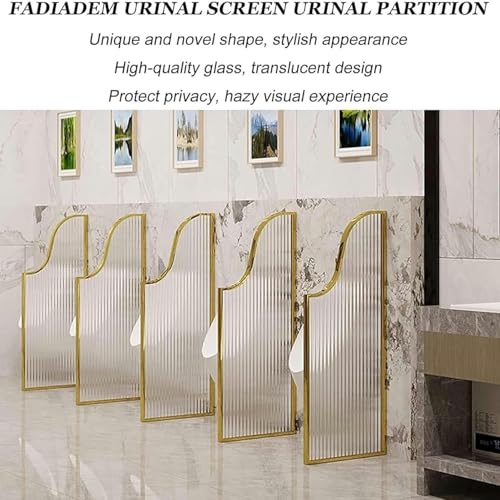 Partition pour les toilettes collective design et robuste en panneau mural - 4