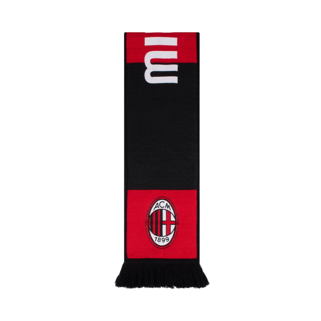 AC Milan Unisex, akryl, szal na 125. rocznicę, oficjalny produkt, sempre con te sarò, Rozmiar uniwersalny