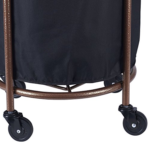 Household-Essentials-6421-1-Round-Laundry-Hamper-with-Wheels-Copper