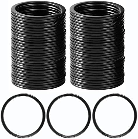 100Pcs 50pcs Keychain Rings With Chain And 50pcs Open Jump Rings DIY Key Ch.WS E - Foto 4