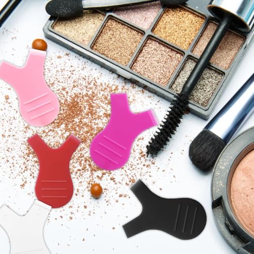 DLPRK 50 Stück Y Form Wimpernbürste Silikon, Wimpernlifting Zubehör Wimpern Schildpads Wimpernlift Werkzeug Hilfsmittel zur Wimpernverlängerung Wimpernlift-Bürste(5 Farben)