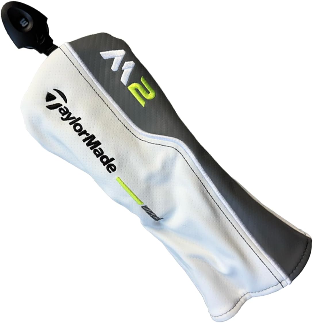 TaylorMade 2017 M2 Headcovers, White/Lime (Choose Size Driver/Fairway/Rescue)