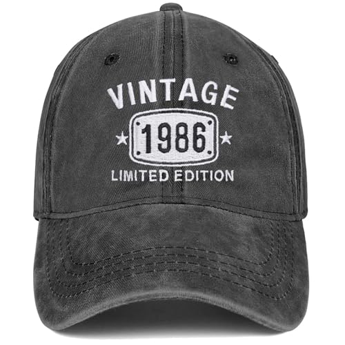 Image of 40th Birthday Gifts for Men Women Hats 1985 Vintage Hat 40 Embroidered Baseball Cap