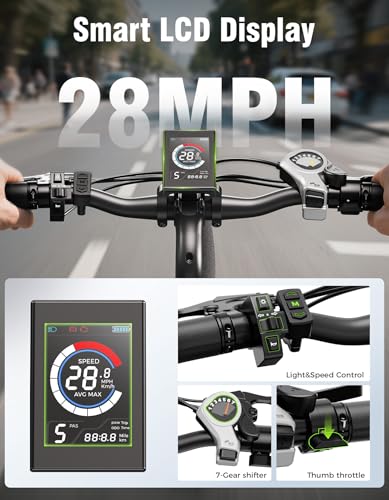 Jasion Roamer/ST/YC1 Electric Bike for Adults, 26″ Commuter