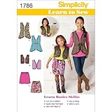 Simplicity 1786: Learn to Sew Child's and Girls' Sportswear Sewing Pattern, Size K5 (7-8-10-12-14)