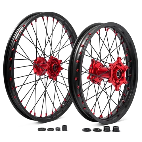 TARAZON 21" 19" CNC Vorderrad Hinterrad Nabe Felge Felgensatz für Honda CRF450R 02-13 CRF250R 04-13 CR125 CR250R 02-07