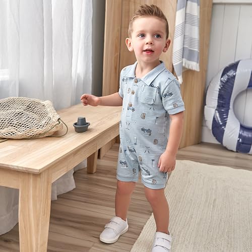 Image of Gerber Baby Short Sleeve Romper